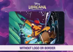 Disney Lorcana Playmat - Negaduck - Public Enemy Number One - Winterspell - Image 5