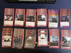 UNION ARENA Tokyo Ghoul ENGLISH Red Kaneki/Kirishima Deck 46 Cards - See desc - Image 1