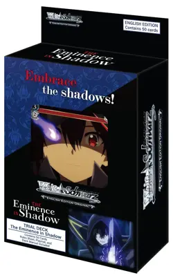 Weiss Schwarz The Eminence in Shadow English Trial Deck CHEAPEST LISTED ON EBAY - Image 1