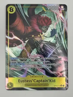 Eustass Captain Kid OP10-112 SR Alt Art Royal Blood ENGLISH One Piece TCG Card - Image 1