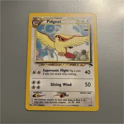 Pidgeot Southern Islands Promo Pokemon Card 02/18 70 HP Regular English 2001 - Image 1
