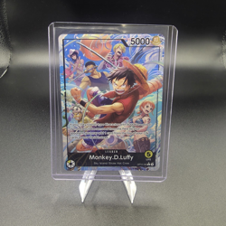 Bandai One Piece CCG Monkey.D.Luffy Leader Card OP15-098 5000 Power alt art - Image 1
