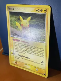 2005 Pokemon Card - Ditto (Pikachu) 63/113 - Vintage Rare Ex Delta Species - Image 2