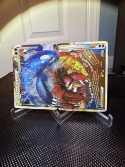 Kyogre and Groudon Legend Holo Rare Card 88/90 Undaunted HGSS - Image 2