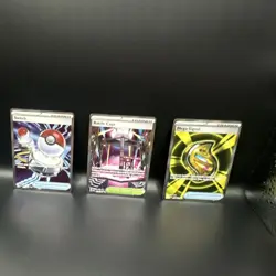 Pokemon Trainer Holo Lot (3 Cards) Switch, Battle Cage, Mega Signal TCG - Image 3