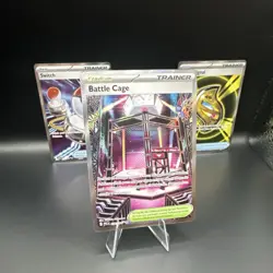 Pokemon Trainer Holo Lot (3 Cards) Switch, Battle Cage, Mega Signal TCG - Image 5