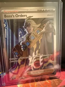 Pokemon TCG Boss's Orders Trainer Full Art Holo Rare Card 248/193 - Image 1