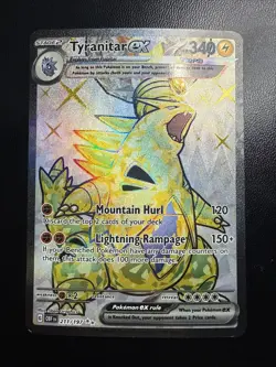 Tyranitar ex Ultra Rare 211/197 Obsidian Flames Pokemon Card - Image 1
