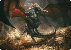 MTG Cavern-Hoard Dragon Art Card [The Lord of the Rings: Tales of Middle-earth - Image 1