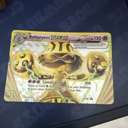 Beheeyem BREAK Promo Holo XY135 XY Psychic 130 HP Pokemon Card English - Image 1