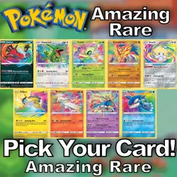 Pokemon Amazing Rare : PICK YOUR CARD! SWSH Era Holo Rare NM Huge Selection - Image 2