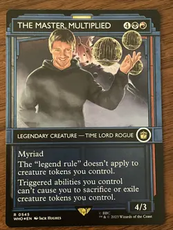 MTG Magic Doctor Who X1 SHOWCASE FOIL The Master, Multiplied (NM/MINT) - Image 1