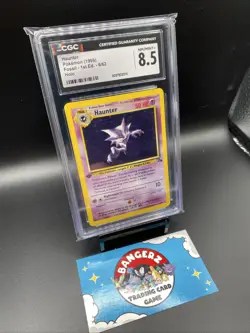 CGC 8.5 Haunter 1999 Fossil 1st Edition 6/62 Holo Pokemon Card - Image 3