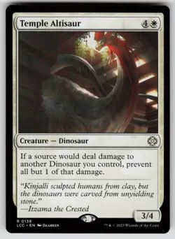 Temple Altisaur Rare Commander: The Lost Caverns of Ixalan 138 MTG Near Mint - Image 1