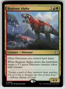 Regisaur Alpha Rare Commander: The Lost Caverns of Ixalan 286 MTG Near Mint - Image 1