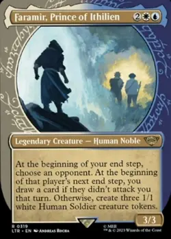 MTG Faramir, Prince of Ithilien (Showcase Ring Frame) [The Lord of the Rings: Ta - Image 1