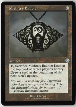 Mishra's Bauble (34) Normal - The Brothers' War: Retro Frame Artifacts (BRR) NM - Image 1