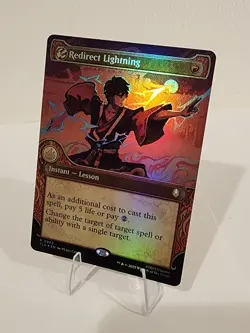 SHOWCASE FOIL Redirect Lightning Avatar: The Last Airbender MTG NM 343 *In Hand* - Image 1