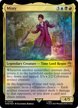 MTG Missy [Doctor Who] Foil Near Mint Magic - Image 1