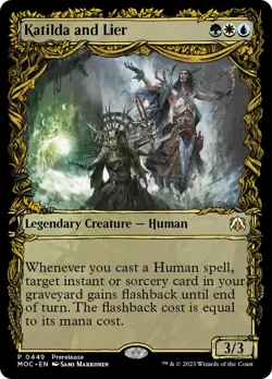 MTG Katilda and Lier (Showcase Planar Booster Fun) [March of the Machine Command - Image 1
