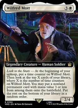 MTG Wilfred Mott (Extended Art) [Doctor Who] Near Mint Magic - Image 1