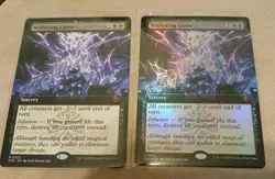 Withering Curse X2 Extended Art (1 FOIL) Secrets of Strixhaven MTG MINT - Image 1