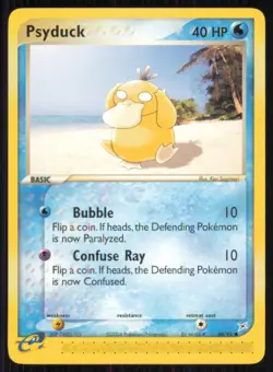 Psyduck 44/95 Common Team Magma vs Team Aqua Pokemon Lightly Played - Image 1