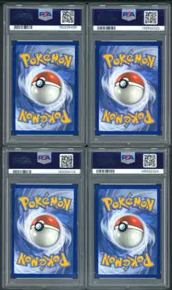 Lot of (4) Destined Rivals Pokemon PSA 10 Prerelease Staff Promo Set w/Gyarados - Image 2
