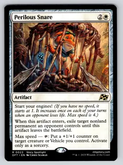 Perilous Snare R Aetherdrift 23 NM DFT MTG Magic TCG Rare - Image 1