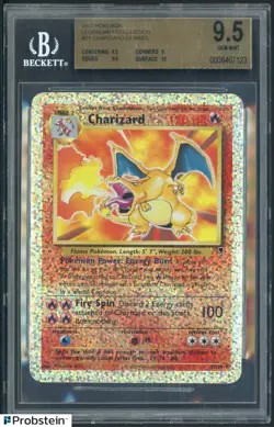 2002 Pokemon Legendary Collection Box Topper S1 Charizard Jumbo BGS 9.5 GEM MINT - Image 1