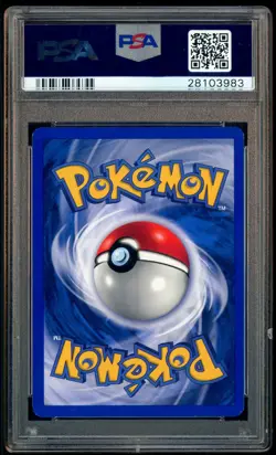 1999 Pokemon Game Shadowless #10 Mewtwo Holo Stain Error PSA 9 (ST) MINT - Image 3