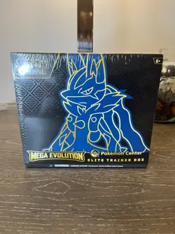 Pokemon TCG Mega Evolutions Pokemon Center ETB Lucario Exclusive - Image 1