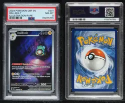 Bellibolt Illustration Rare Pokemon Scarlet & Violet: Obsidian Flames OBF PSA 8 - Image 3