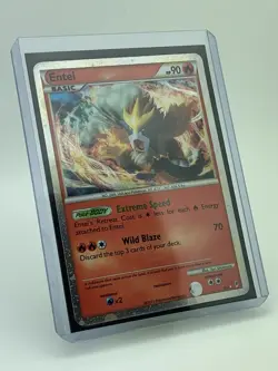 Pokemon TCG • Entei [Shiny] • Call of Legends SL3 • NM Secret Rare Holo - Image 1