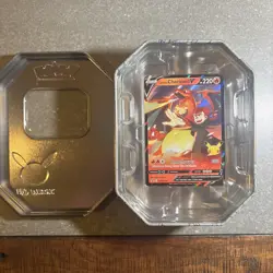 Pokemon 25th Anniversary Celebration Tin Charizard With Promo No Pack - Image 3