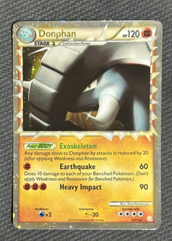 Pokemon Donphan Prime Heartgold & Soulsilver107/123 Holo - NM - Image 3