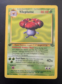 Vileplume 31/64 Jungle - 1st Edition Regular - MP/HP - Vintage Pokemon WOTC 1999 - Image 1