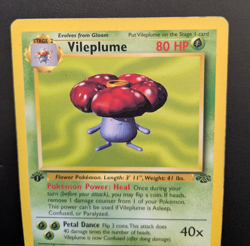 Vileplume 31/64 Jungle - 1st Edition Regular - MP/HP - Vintage Pokemon WOTC 1999 - Image 5