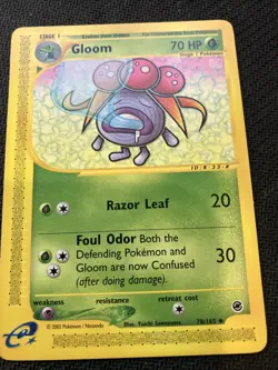 Pokemon TCG Gloom #78/165 Unlimited CCG Expedition Nm E Reader - Image 1