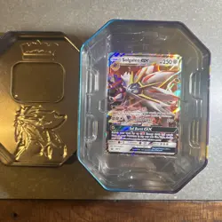 Pokemon TCG Legends of Alola Solgaleo GX Tin With Promo No Packs - Image 3