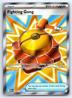 Pokemon Fighting Gong - ME01: Mega Evolution (MEG) Holo 168/132 NM - Image 1
