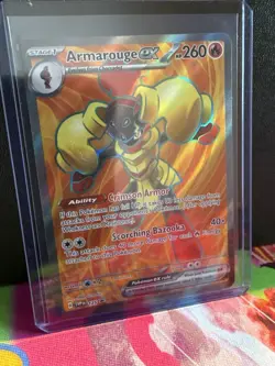 Pokemon TCG Armarouge EX SVP 125 Full Art Black Star Promo NM - Image 1