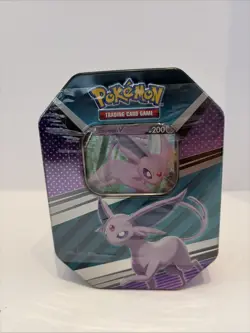 Pokemon V Heroes Tin - Espeon V - SEALED - Image 1