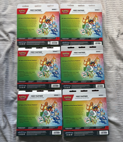Pokemon TCG First Partner Illustration Collection x 6 Brand New & Sealed - Image 2
