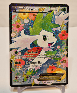 Shaymin EX RC21/RC25 Full Art Ultra Rare Legendary Treasures Pokemon 1463 - Image 1