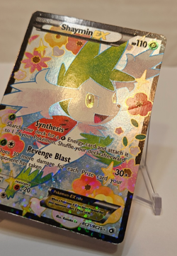 Shaymin EX RC21/RC25 Full Art Ultra Rare Legendary Treasures Pokemon 1463 - Image 3