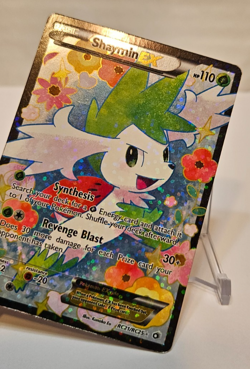 Shaymin EX RC21/RC25 Full Art Ultra Rare Legendary Treasures Pokemon 1463 - Image 4