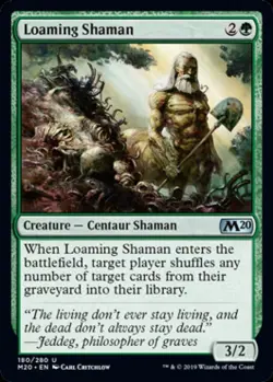 Loaming Shaman - Near Mint MTG Magic 2020 Core Set - Image 1