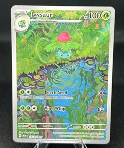 Pokemon TCG Ivysaur Scarlet & Violet 151 IR #167/165 Near Mint English - Image 1