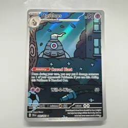 Pokemon Dusclops 069/064 Illustration Rare Holo Sv: Shrouded Fable 90 HP Ability - Image 1